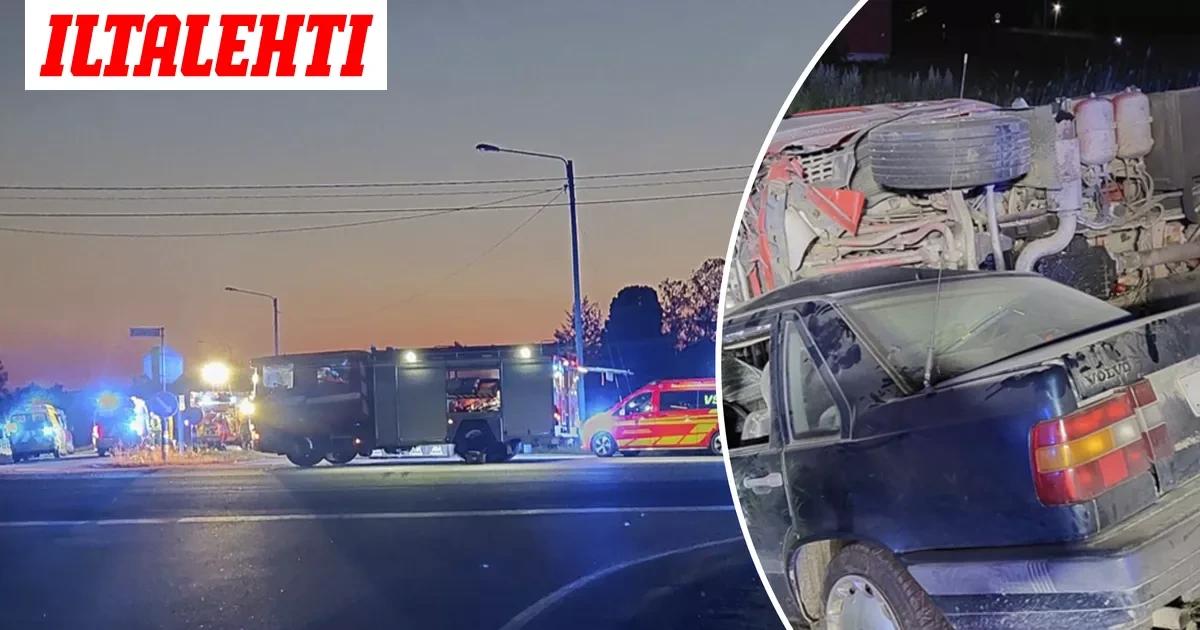 Rekkakuski tuli stop-merkin takaa 45 km/h – Nuoren miehen hyväksi ei ollut mitään tehtävissä