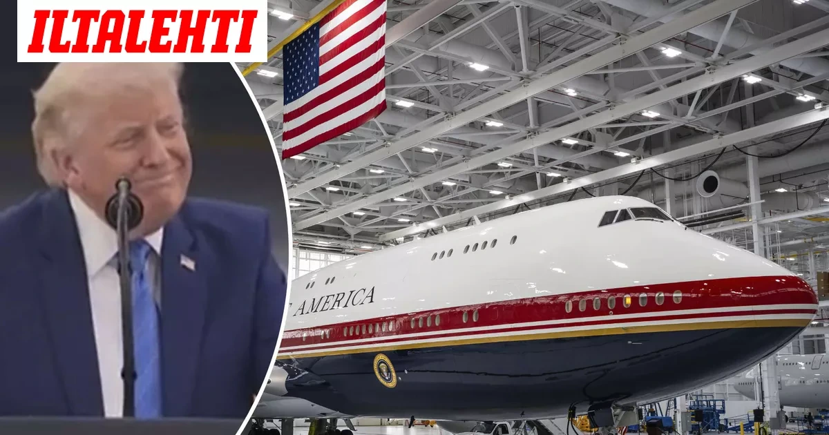 Trump paljasti uuden Air Force One -koneen