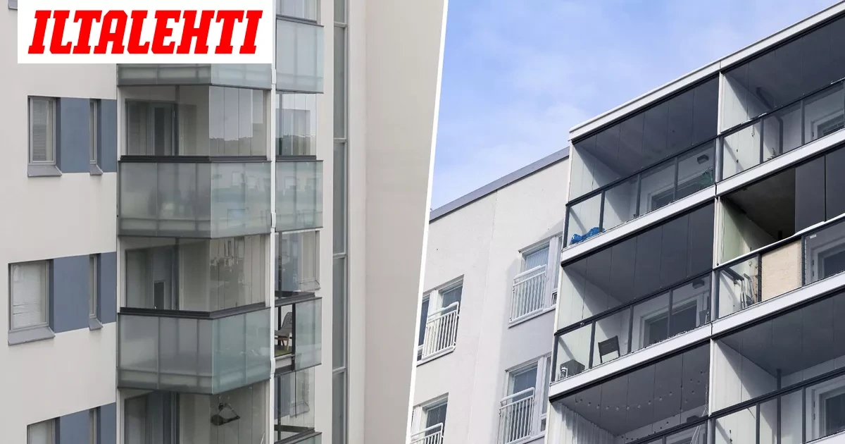 Jo kolme ihmistä on pudonnut parvekkeelta Tikkurilassa