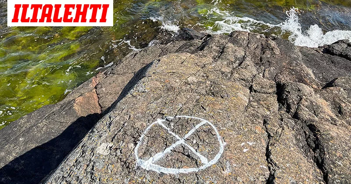 Suomenlahden kallioille ilmestyi yhtäkkiä outoja merkkejä – Tässä selitys
