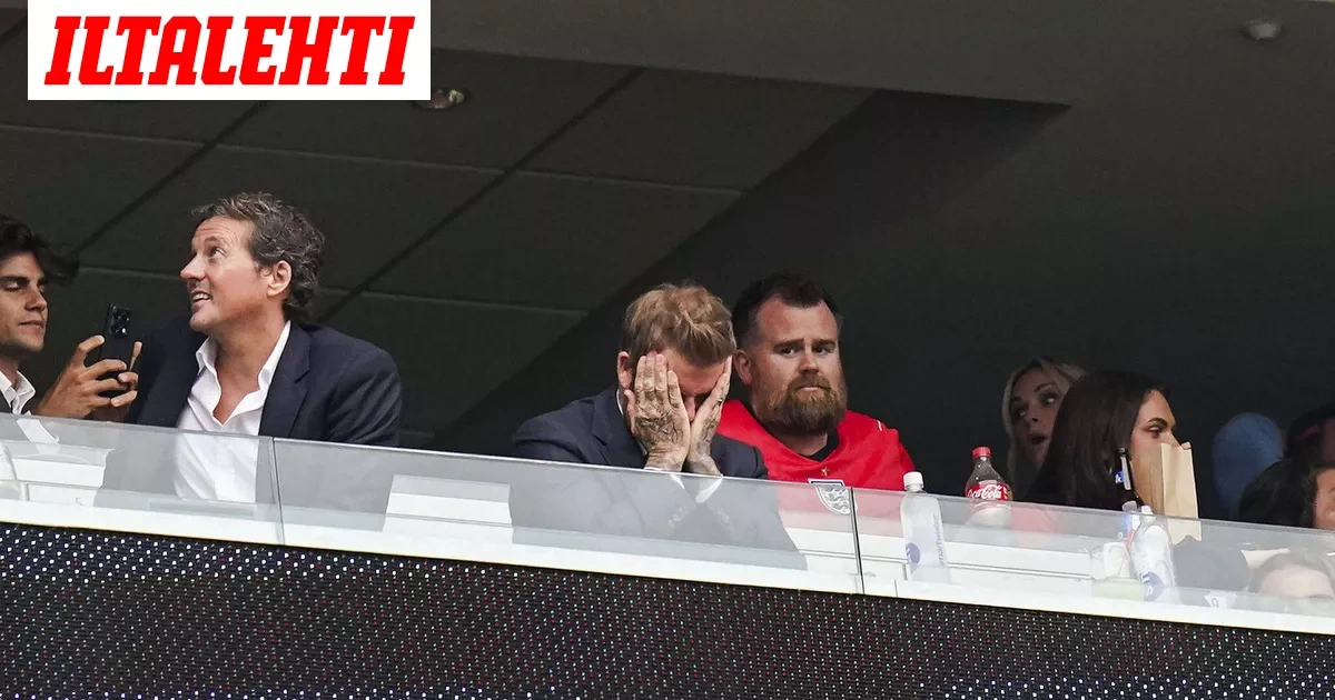 David Beckham joutui peittämään silmänsä