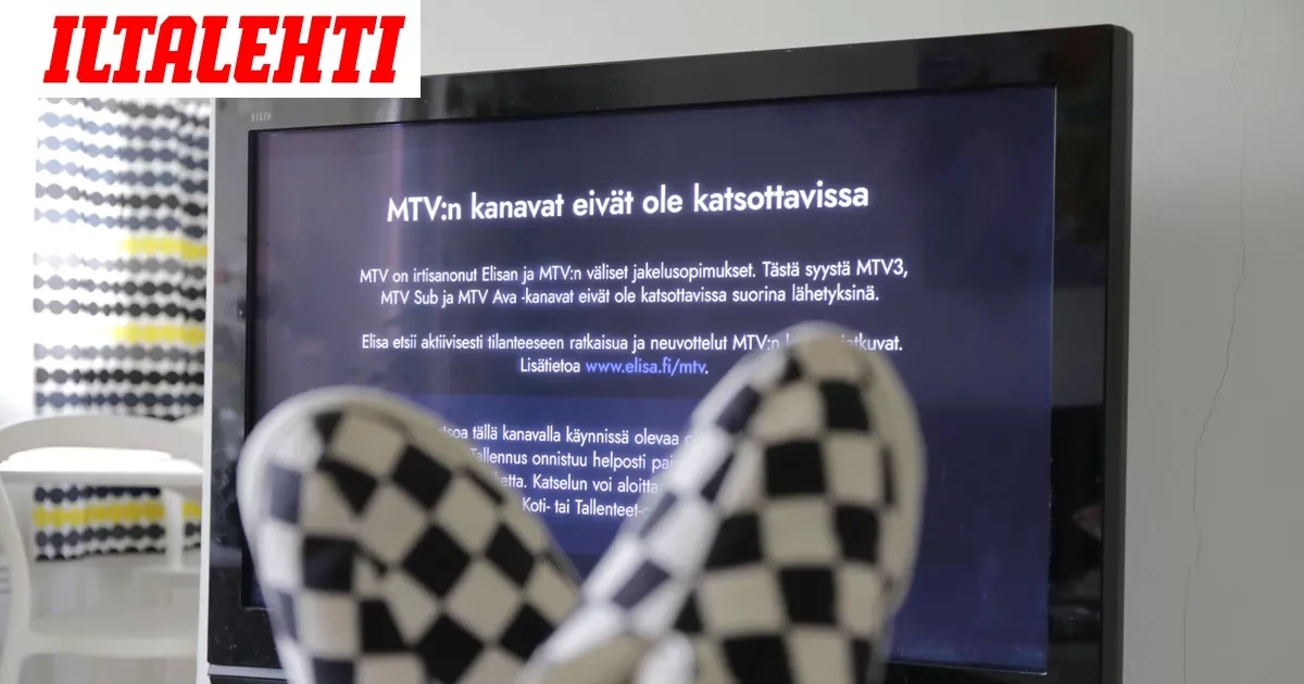 Ikävä uutinen sadoilletuhansille suomalaisille – MTV pyytää jo anteeksi