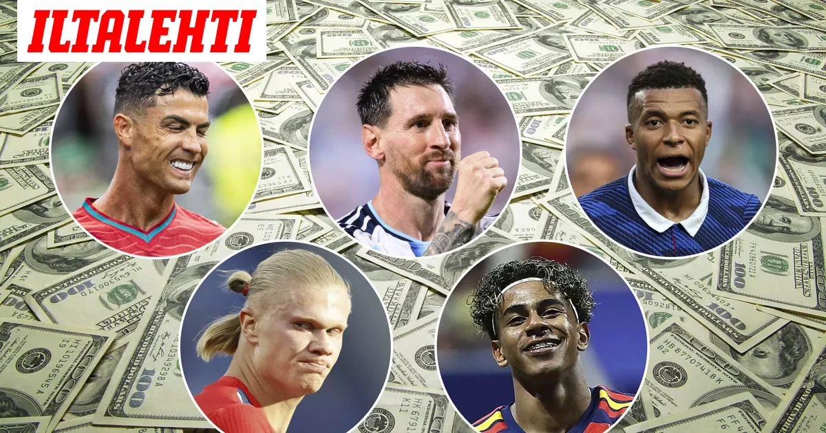 Tässä ovat MM-kisojen parhaiten tienaavat pelaajat – Cristiano Ronaldosta käsittämätön tieto