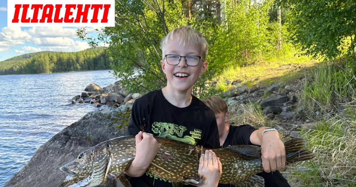 Valtteri, 10, vetäisi Pielisestä ”suurimman saaliin ikinä”