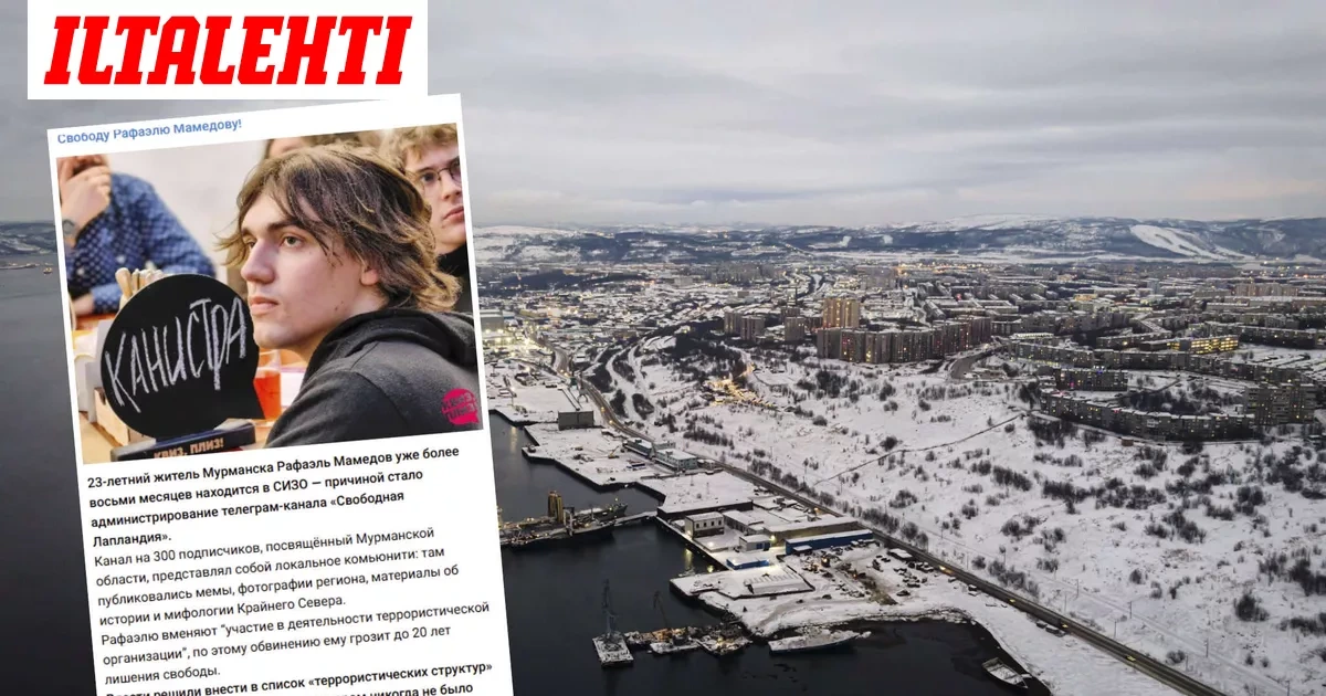 Opiskelija ylläpiti "Vapaa Lappi" -meemitiliä – Tuomittiin 15 vuoden vankeuteen Venäjällä
