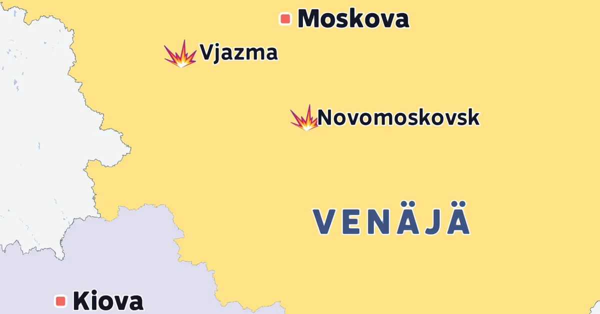 Venäjän kranaattituotanto vaikeutuu – Ukrainalta massiivinen drooni-isku räjähdysainetehtaaseen
