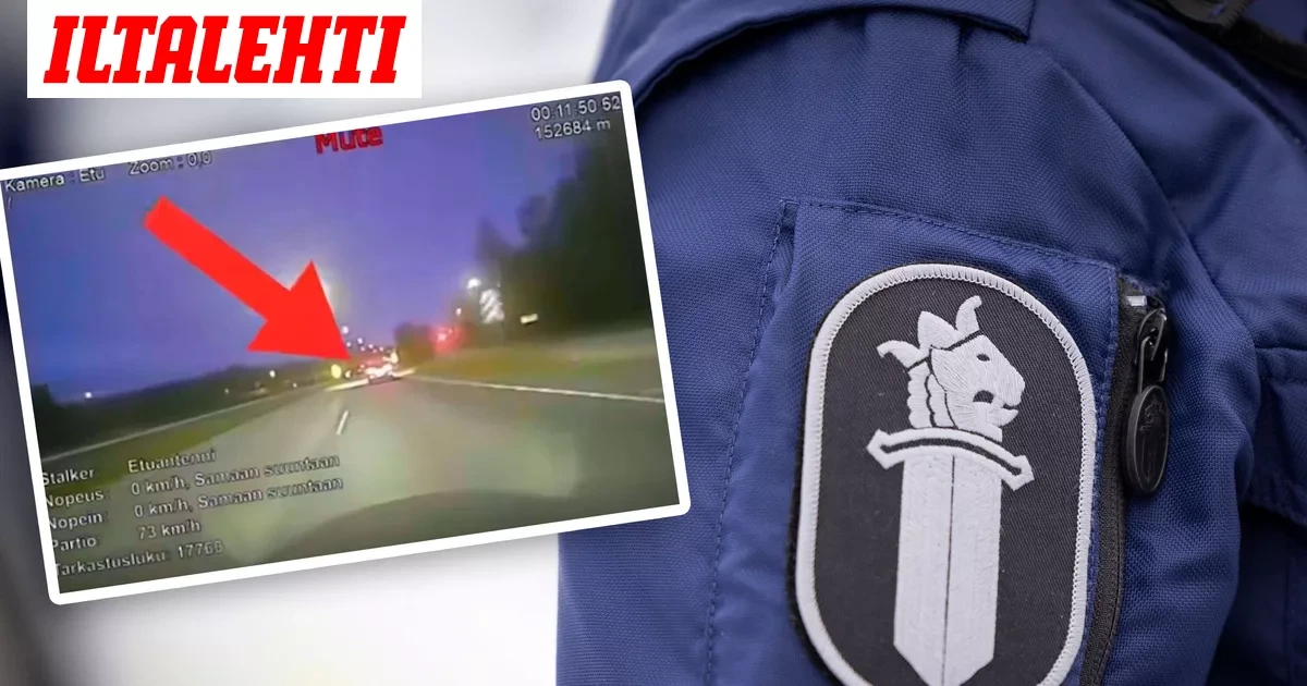 Poliisin hurja takaa-ajo tallentui videolle – Näin kävi nuorelle kuljettajalle