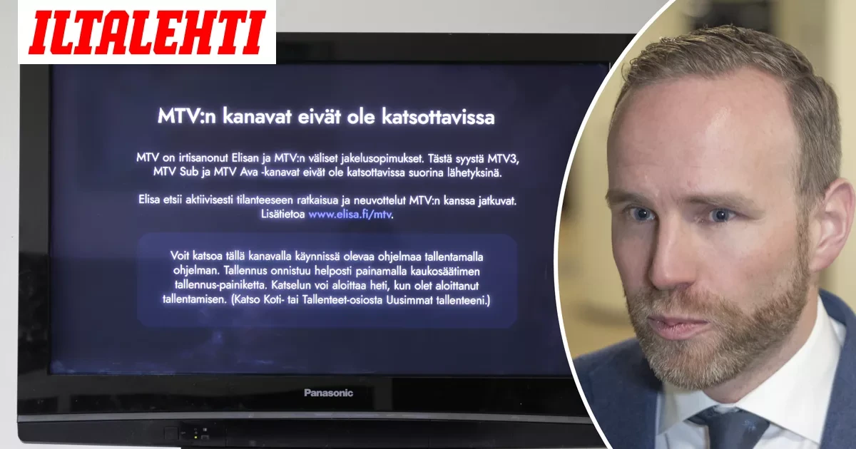 Ministeriltä raju ulostulo MTV:n ja Elisan kiistasta: ”Täysin väärin”