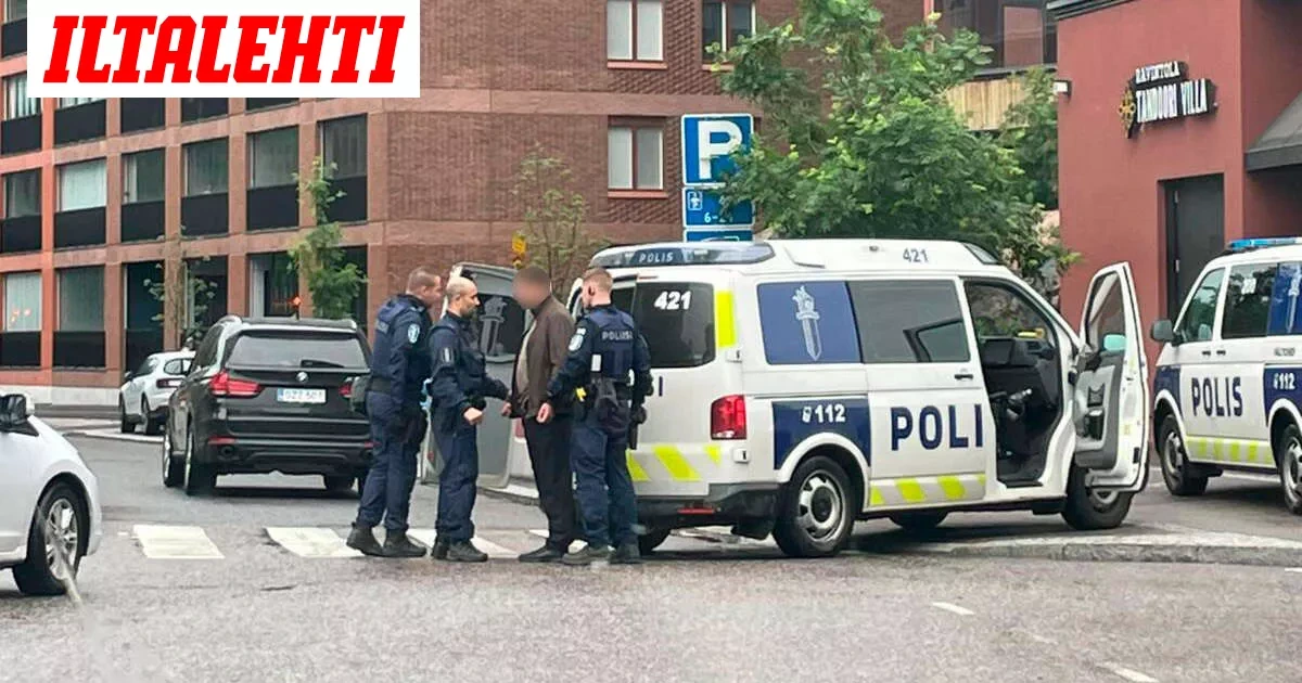 Törkeä ryöstö Helsingissä – Kaksi ihmistä kiinni