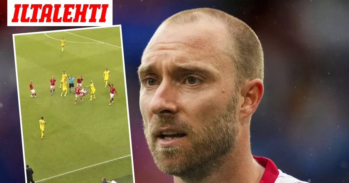 Christian Eriksen romahti taas kentän pintaan