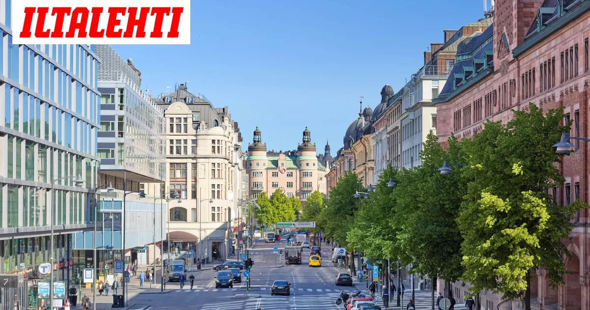 Alaston veitsimies keskellä Tukholmaa