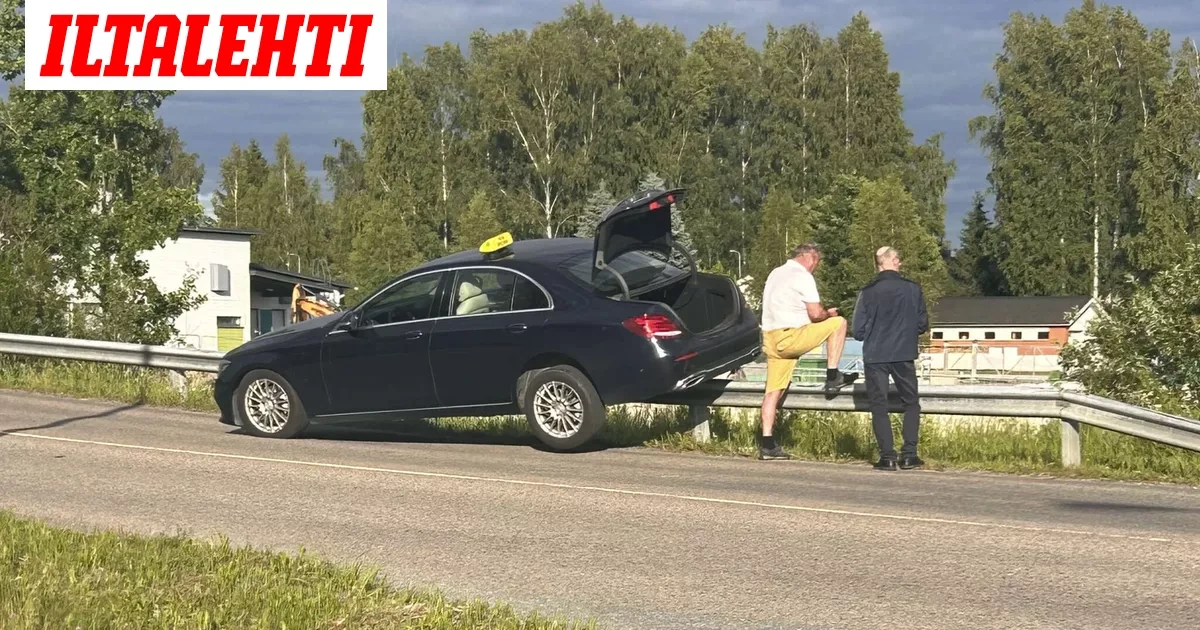 Taksi ajautui erikoiseen paikkaan Porissa – ”Katsoin, että mitä ihmettä”