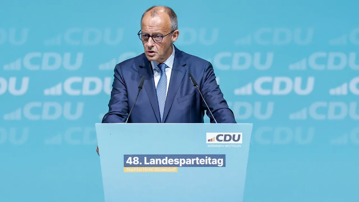 Merz wettert bei CDU in Düsseldorf gegen „Nöler“ und „Nörgler“
