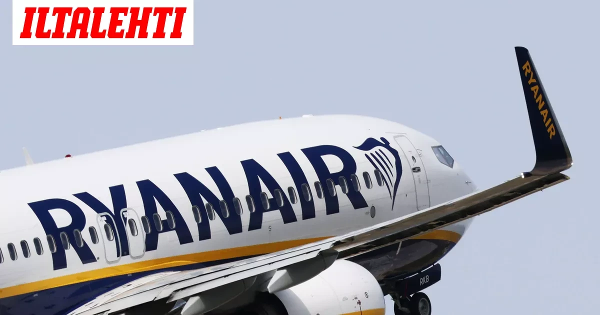 Ryanairin lennolla järkyttävä tilanne: Matkustaja imeytyi ulos ikkunasta