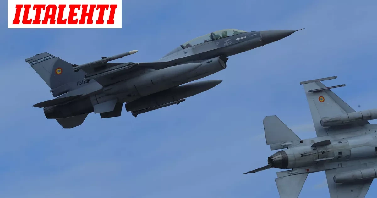 Nato-maan hävittäjät ilmaan: Drooni tunkeutui ilmatilaan