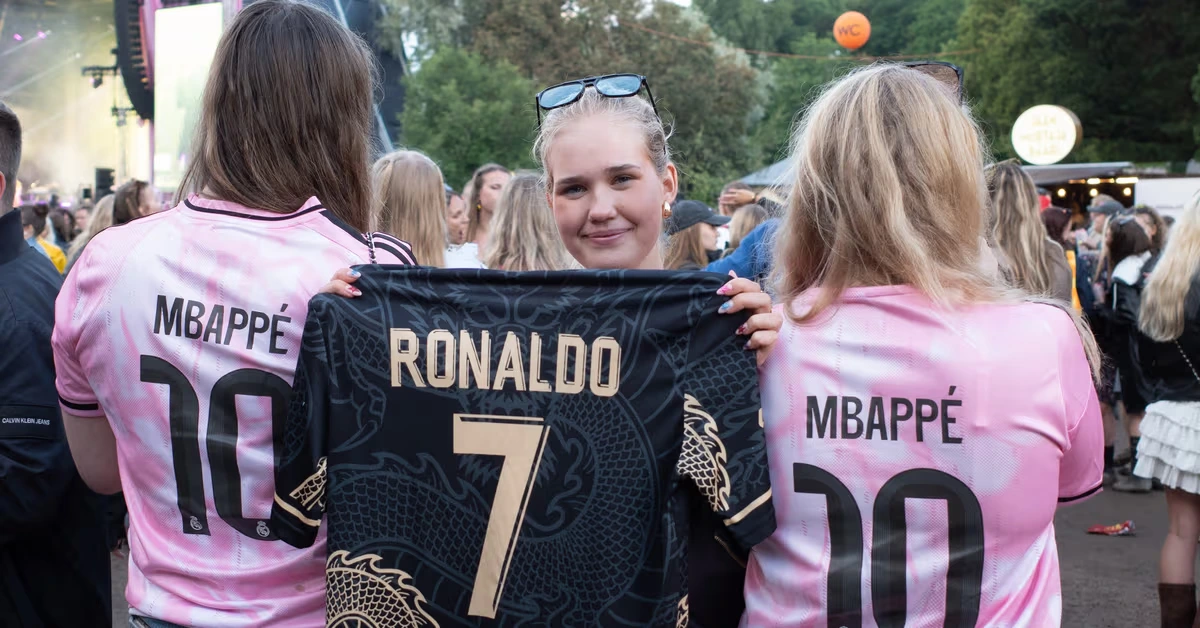 Jalkapallon MM-kisojen huuma saavutti kesäfestarin