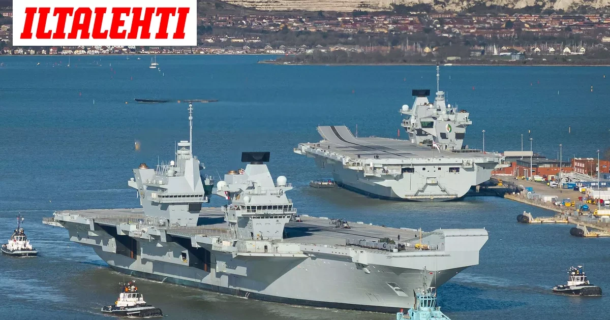 Britannia: Venäläiskone uhkasi lentotukialusta