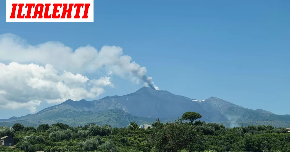 Etna purkautuu – Yli sata lentoa peruttu Sisiliassa