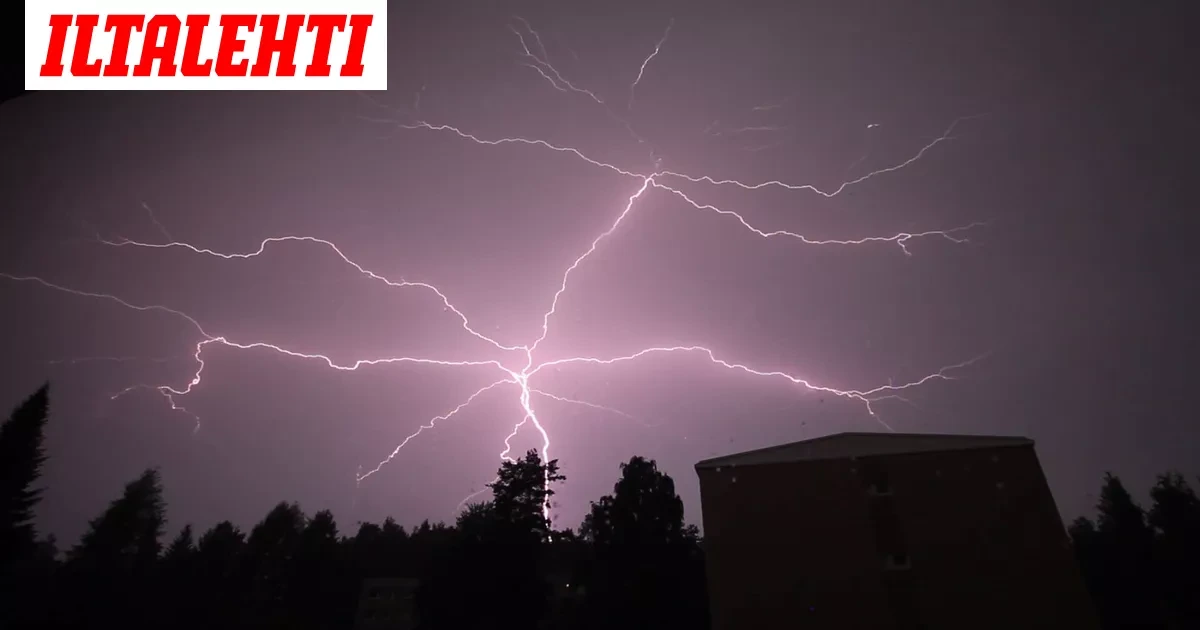 Eurooppaan rajuja ukkosia – Näin käy Suomen