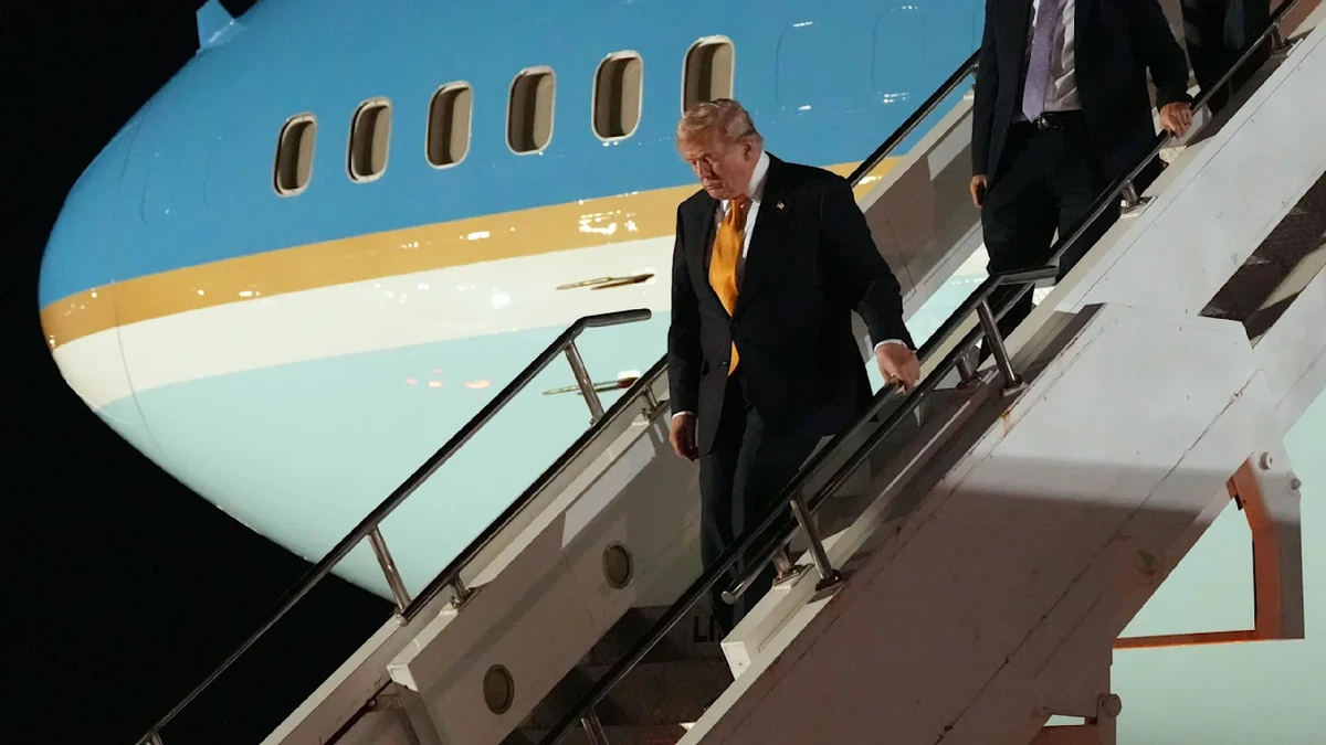 Donald Trump lässt 400-Millionen-Dollar-Jet stehen – und nimmt den Alten