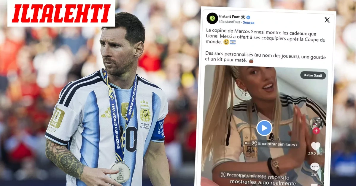 Joukkuekaverin puoliso paljasti – Tällaiset lahjat Messi antoi