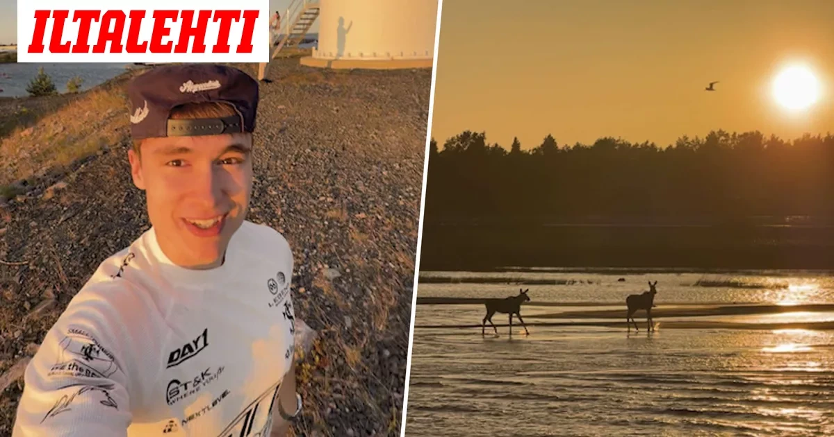 Henri, 22, kuvasi maagisen näyn Hailuodossa
