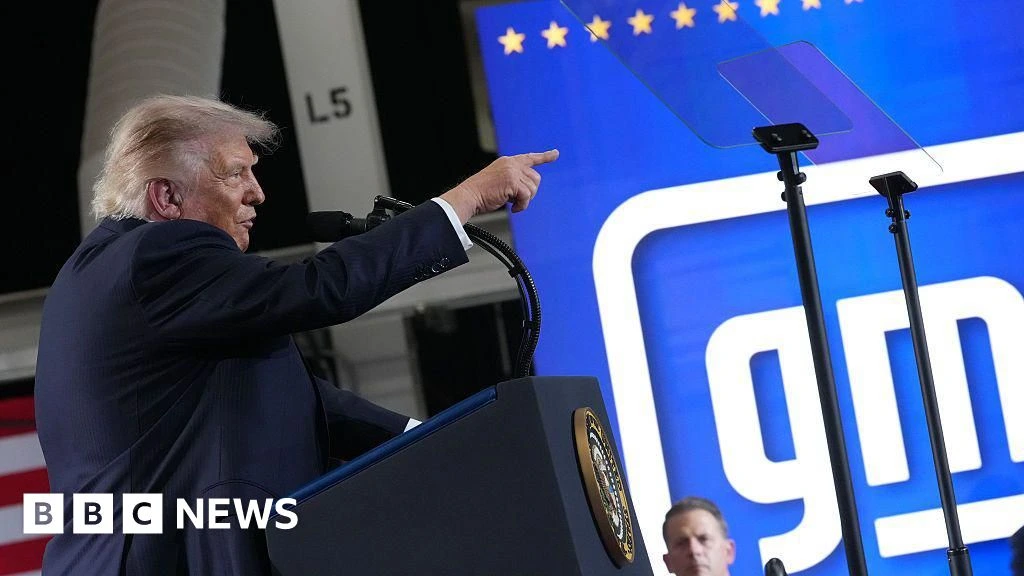 Trump defends tariffs in hard-hit Michigan as Canada tax hike looms