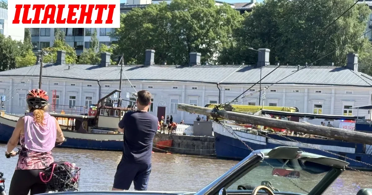 Turun Aurajoesta löytyi kuollut ihminen