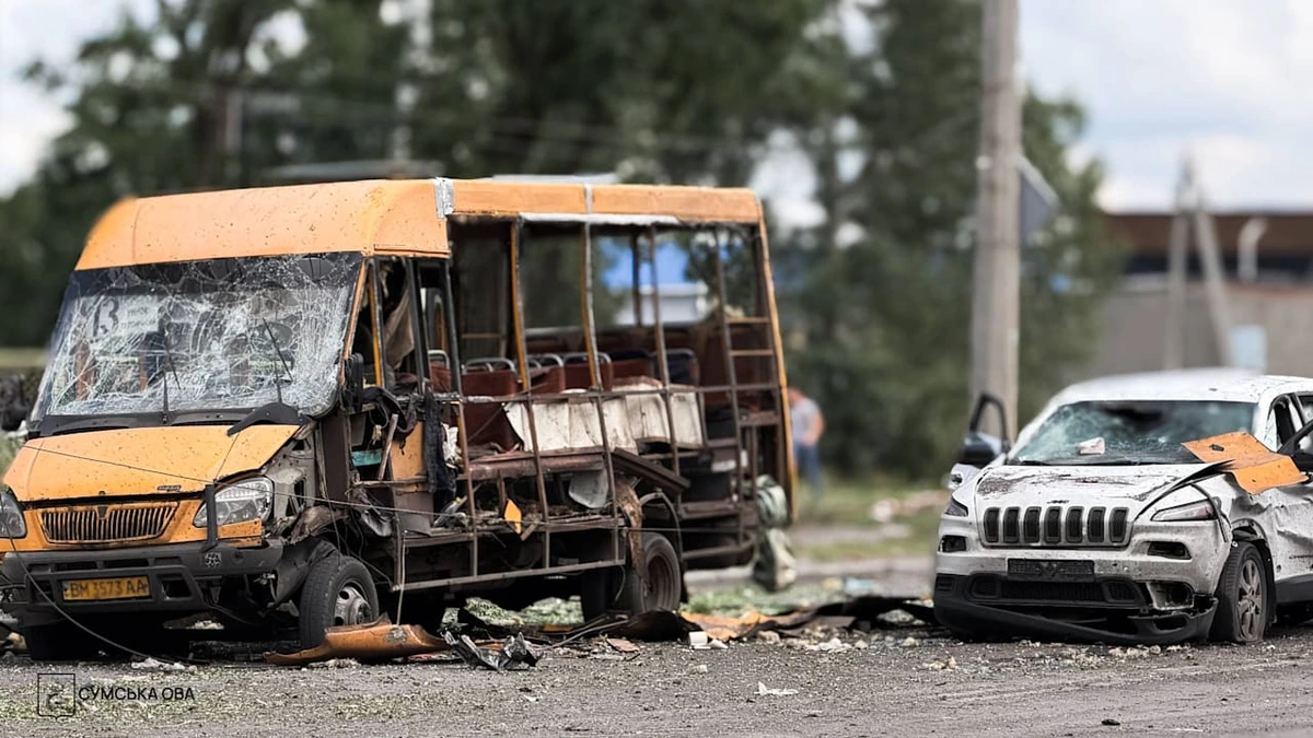 Ukraine: Russland bombt auf Bus in Sumy – vier Tote – deutsches Hilfsteam Zeuge