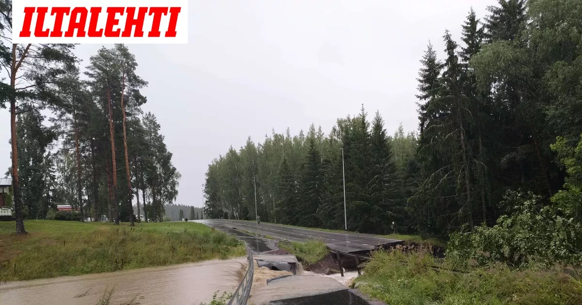 Nyt puhuu viranomainen tien rajusta sortumisesta