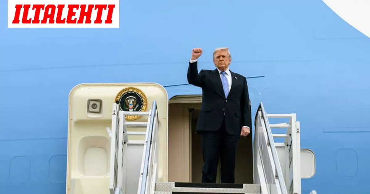 Suora: Donald Trump saapuu Nato-huippukokoukseen