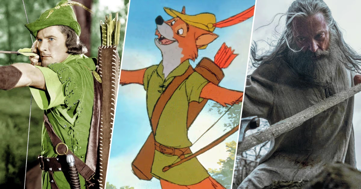 Viisi keskeistä Robin Hood -elokuvaa