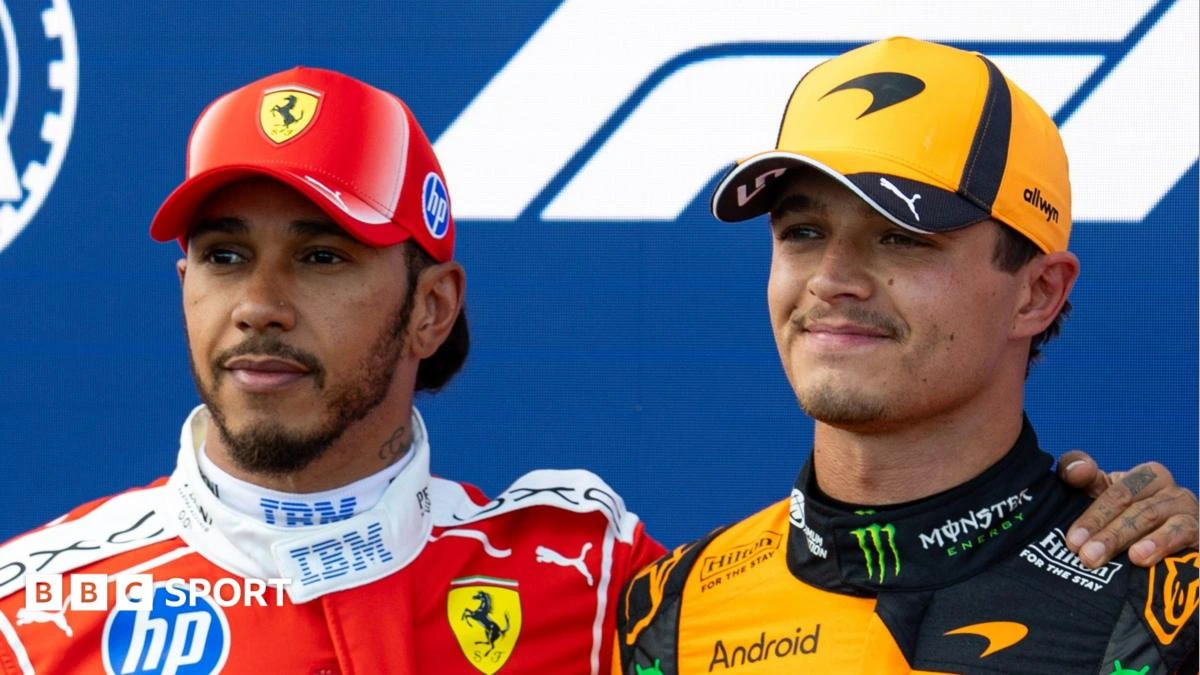 Norris cautious despite pole as it falls apart for Hamilton