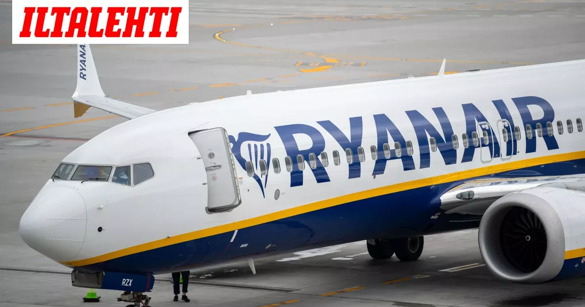 Matkustaja imeytyi Ryanairin lentokoneen ikkunasta – Puoliso: Näin uhri voi nyt