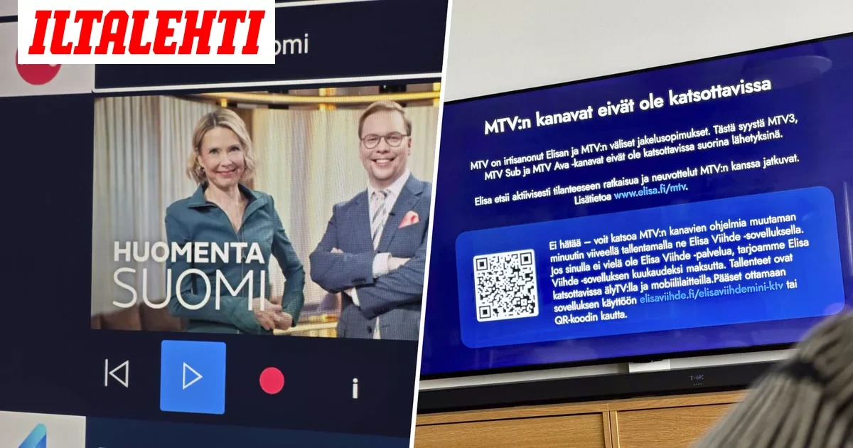 MTV:n kanavapimennys ohi