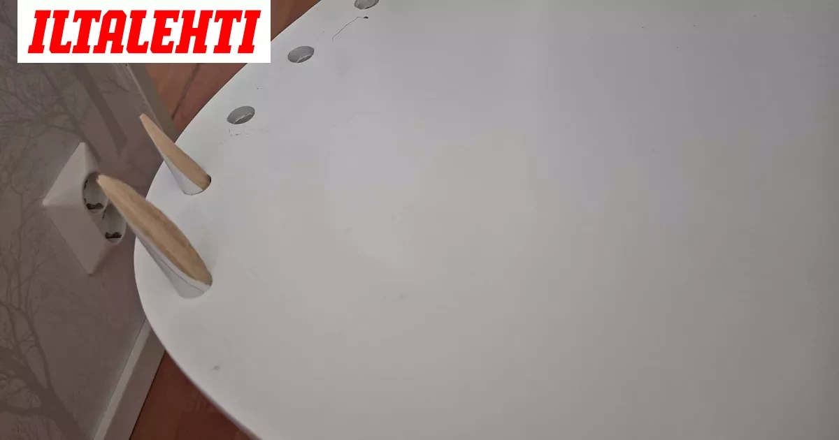 1-vuotias tyttö kiipesi tuolille ja sitten kuului rusahdus, joka pelästytti äidin perin pohjin