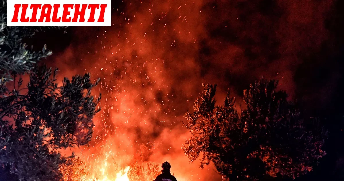 Suosittu rantakohde vaarassa Kreikassa