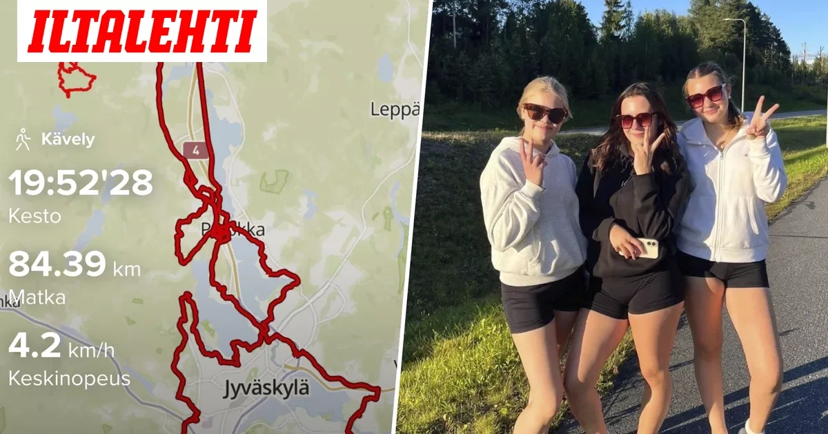 16-vuotiaat tytöt kävelivät uskomattoman matkan – Vanhemmat eivät uskoneet