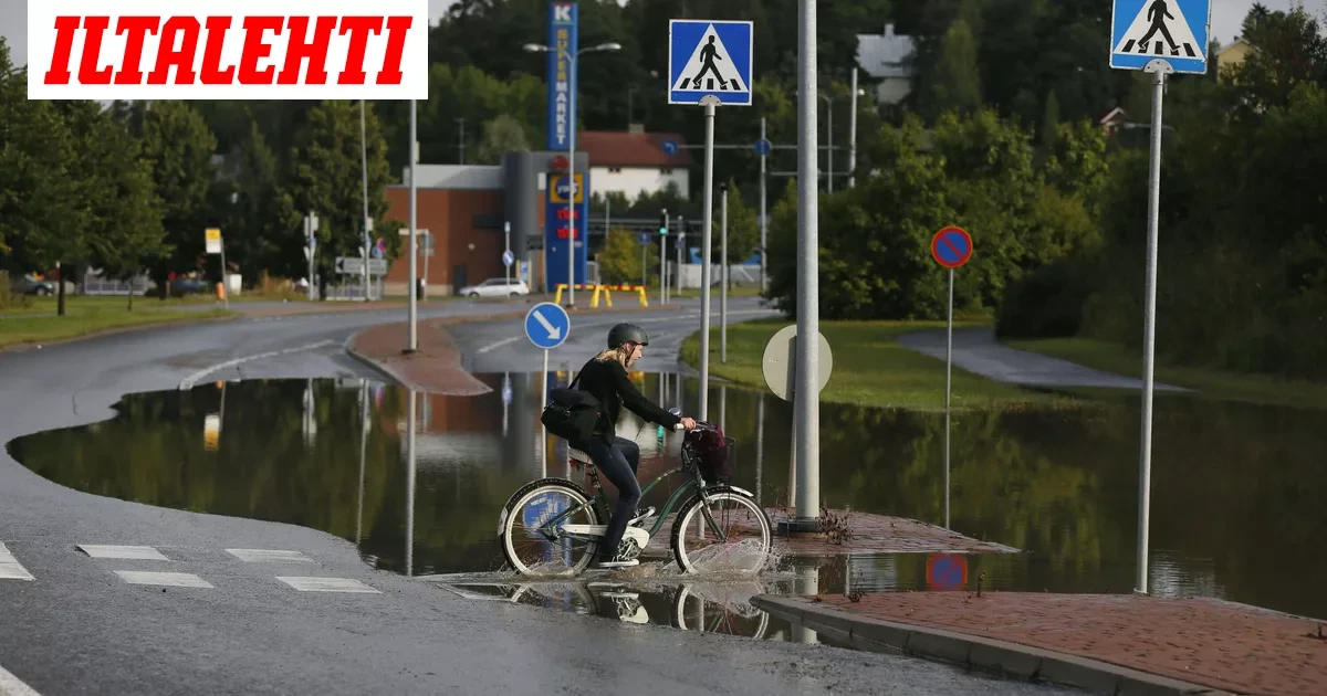 Asutko täällä? Luvassa sateinen viikko