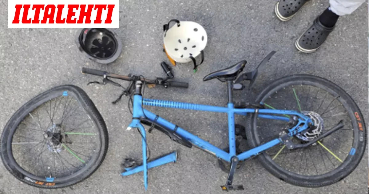 8-vuotiaan pyörä meni palasiksi, kun karavaanari ajoi päälle