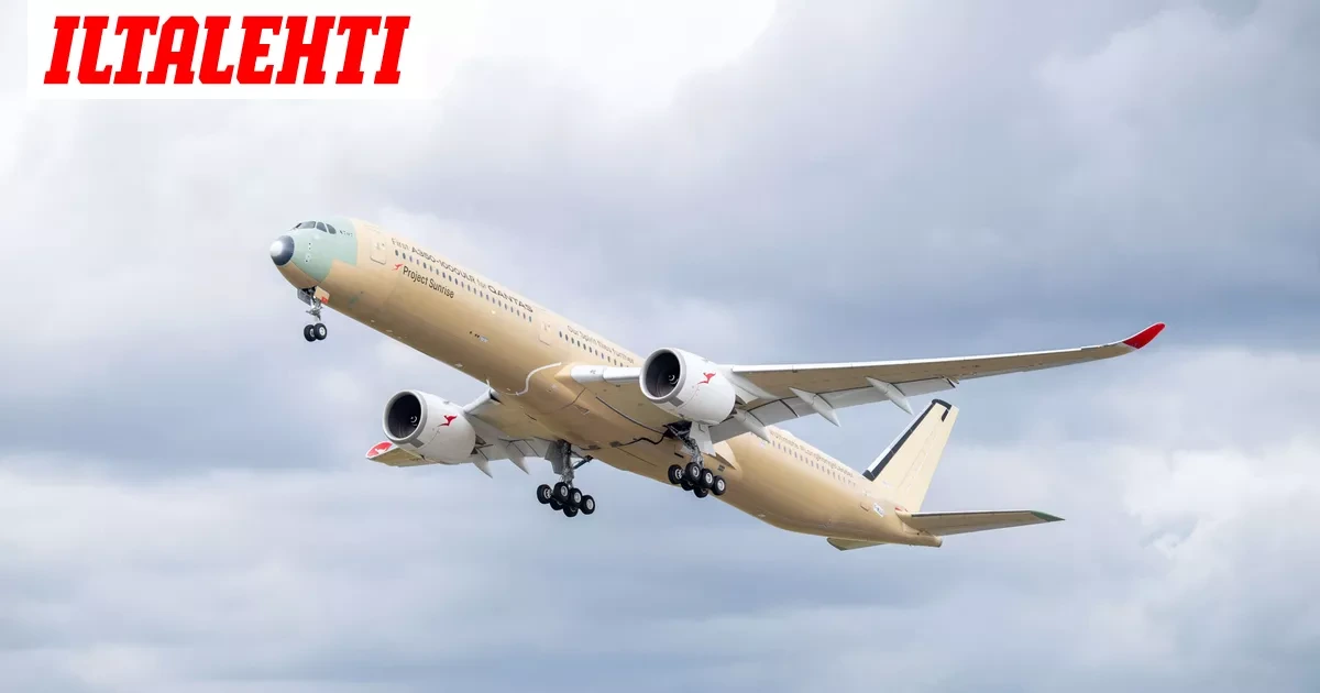Tämä Airbus A350 lensi yli 24 h ilman välilaskua – Näin 23 075 km ennätyslento onnistui