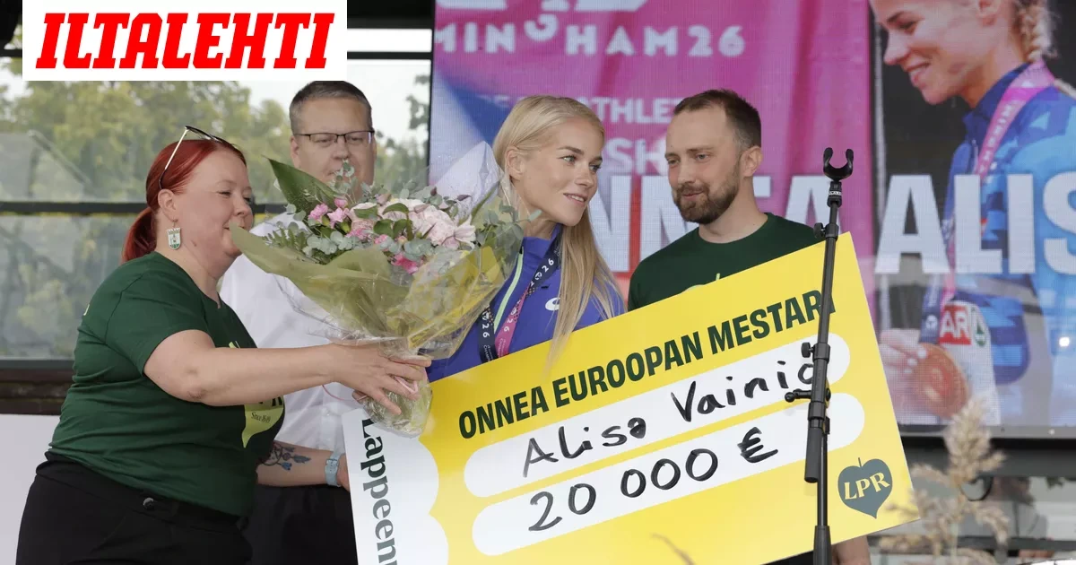 Alisa Vainion huima palkintosumma julki – Lappeenrannalta upea ele