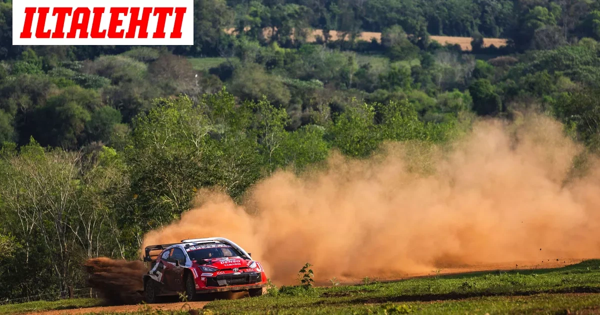 MM-rallissa raju ulosajo – WRC-kuski ja kartturi helikopterilla sairaalaan