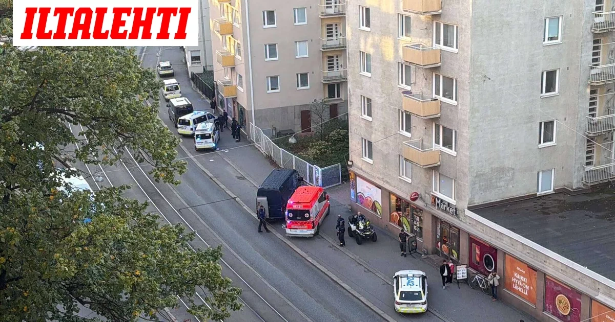 Poliisi ampui veitsimiestä Hämeentiellä