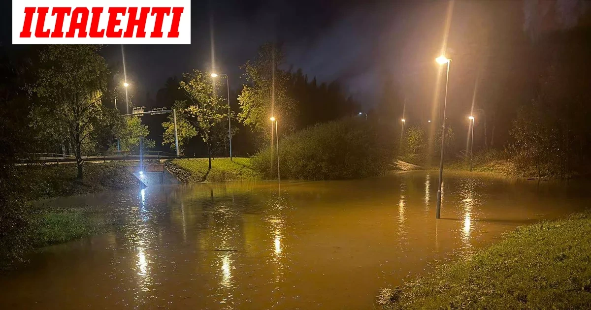 Video: Rajut tulvat Järvenpäässä