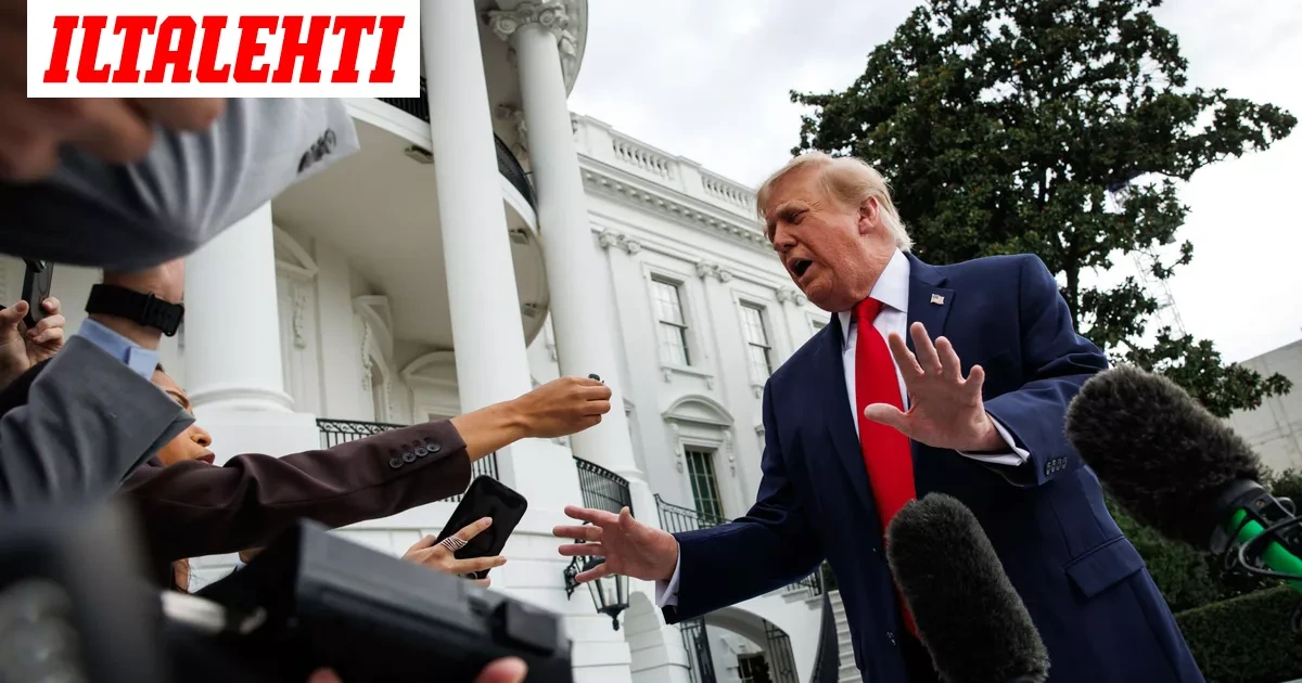 Trump riiteli taas naistoimittajan kanssa: ”Hiljaa”