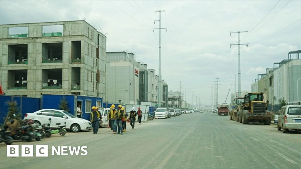A new skyline of data centres is rising from the rolling plains of rural China