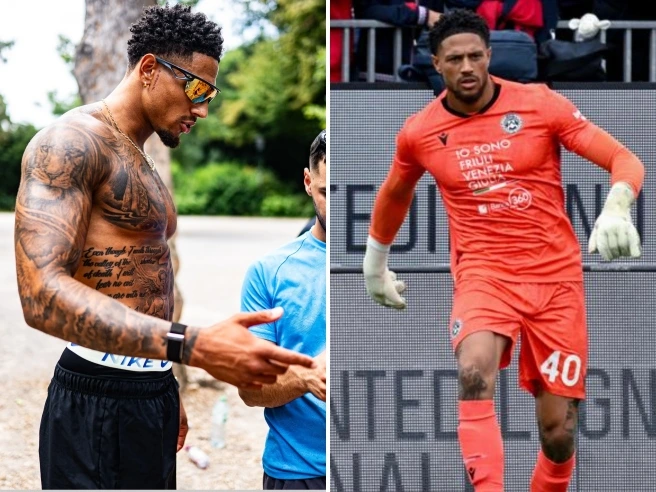 «Cresciuto in strada, oggi è una star»: Okoye, il portiere dell'Udinese. Il ballo con Belen, i gossip, tatuaggi, il quartiere difficile
