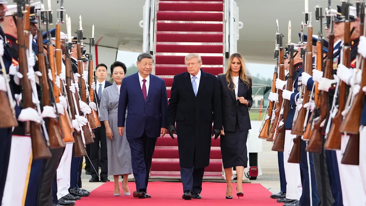 Donald Trump: Viel Tamtam beim Xi-Empfang