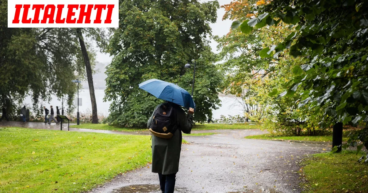 Jopa 20 milliä vettä: Sadealue vyöryy Suomeen